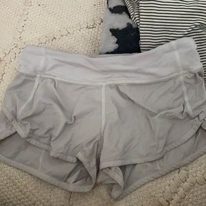 White Lululemon ivivva shorts